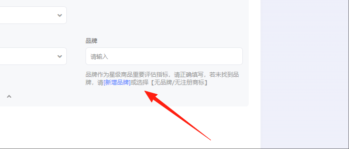 无品牌填写方法