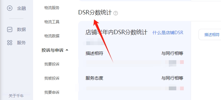 店铺评分
